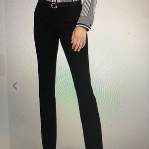 Mid rise barely boot columnist pant